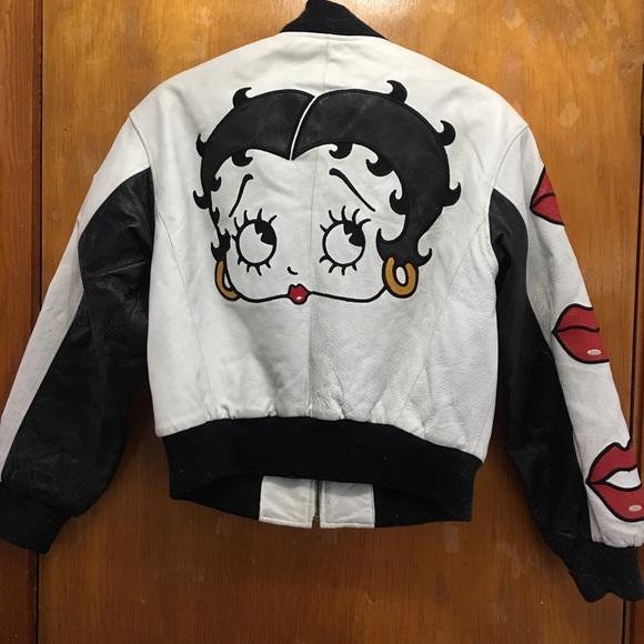 Genuine leather Betty Boop jacket - Picture 3 of 3